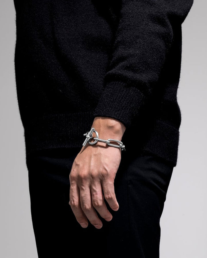 316L oval chain bracelet  #B43