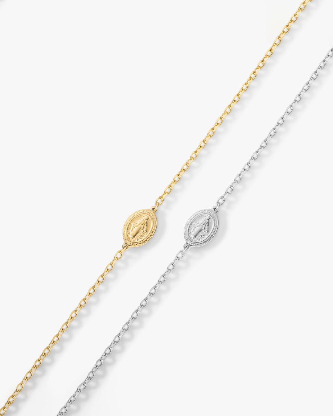316l medai anklet #B44