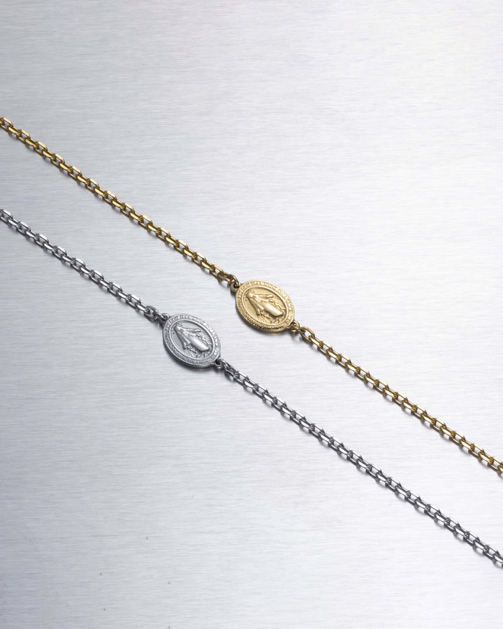 316l medai anklet #B44