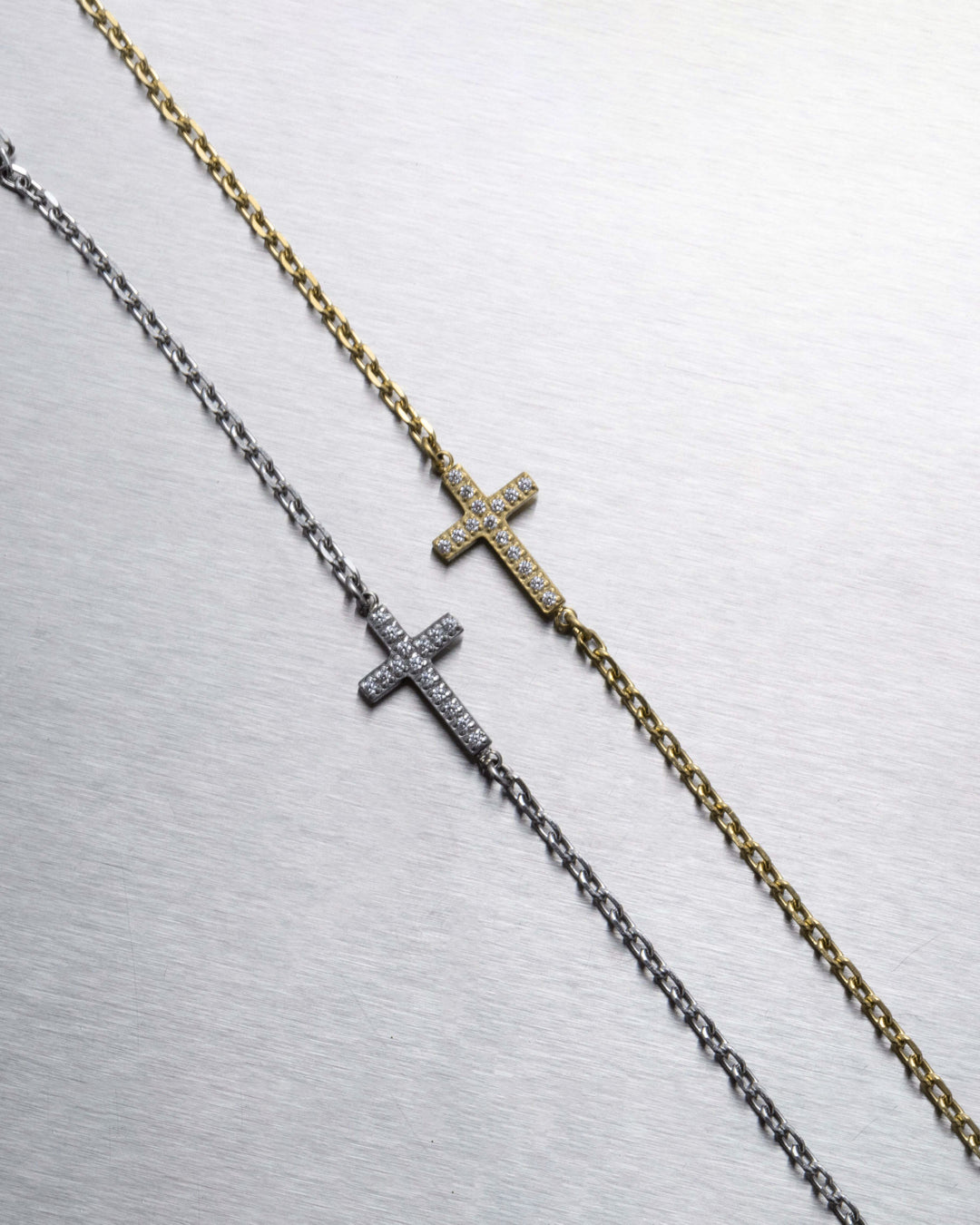 316l cross anklet #B45