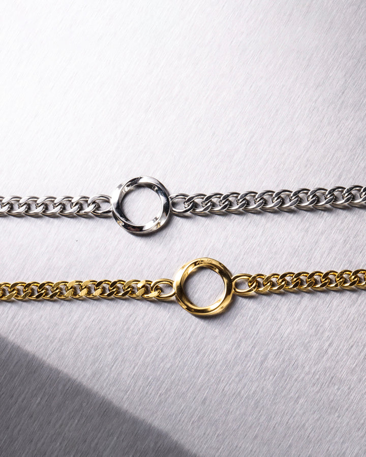 316L twist anklet #B46