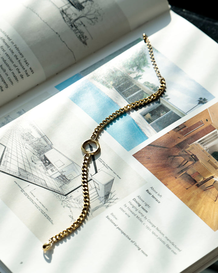 316L twist anklet #B46