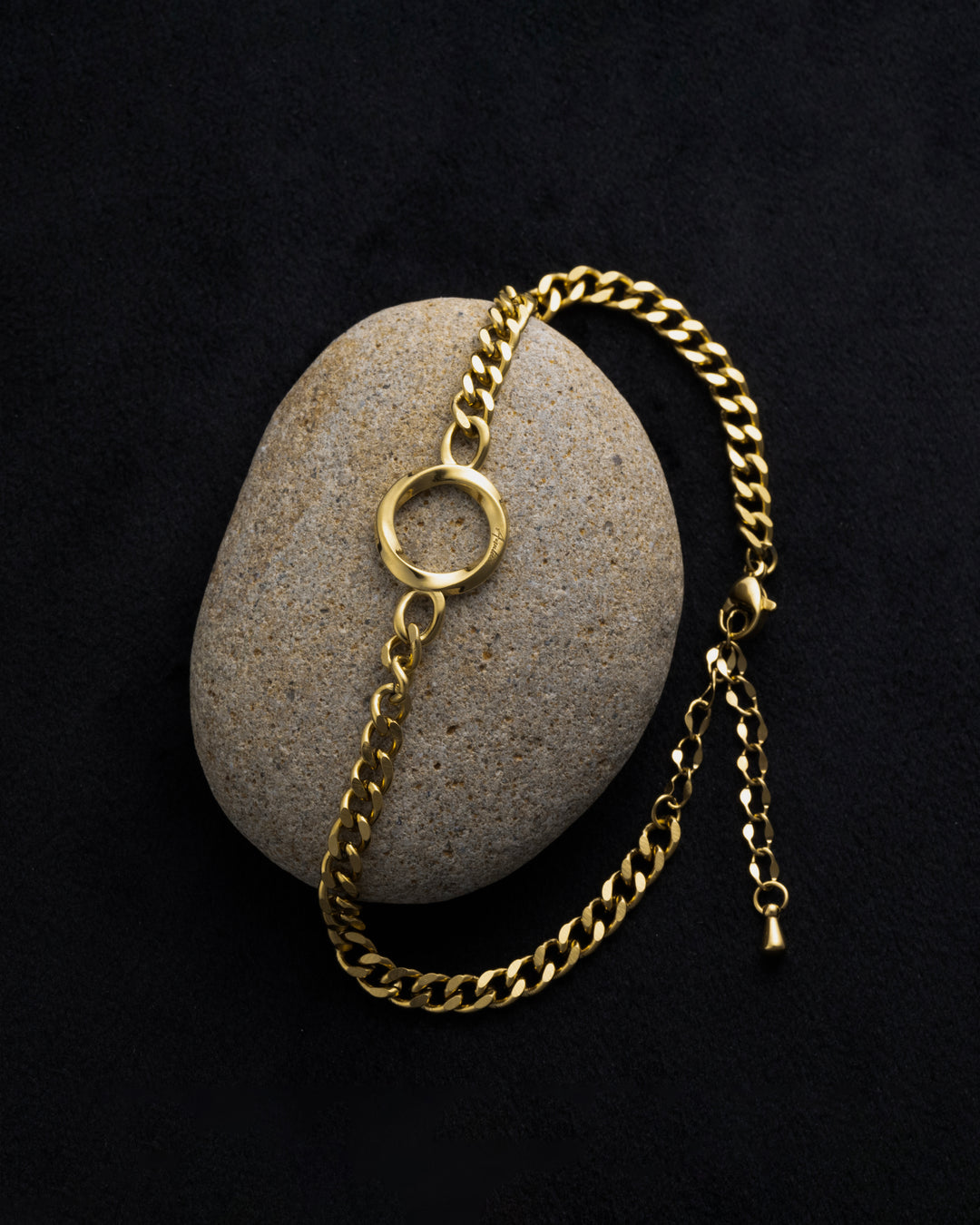 316L twist anklet #B46