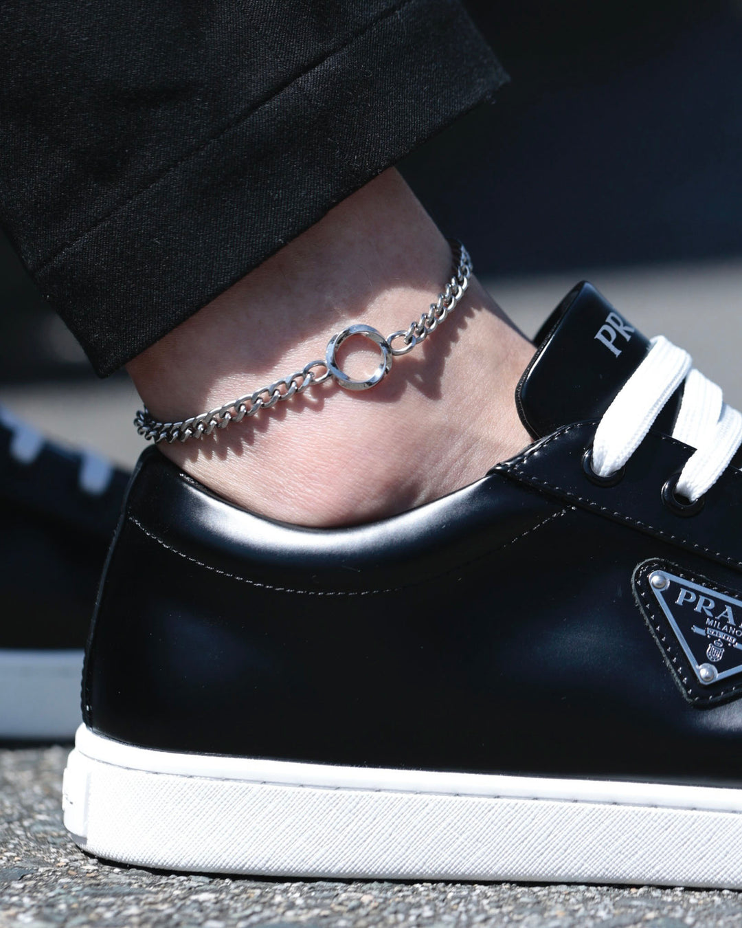 316L twist anklet #B46