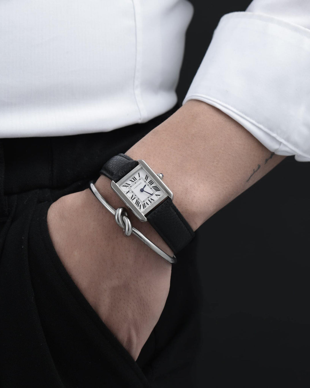 316L knot bangle #B47