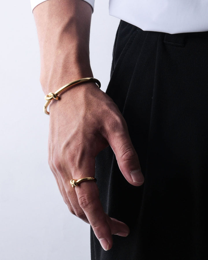 316L knot bangle #B47