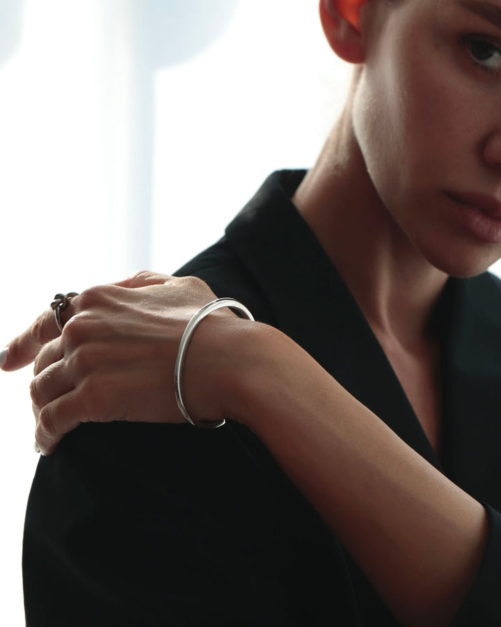 316L thin bangle #B48