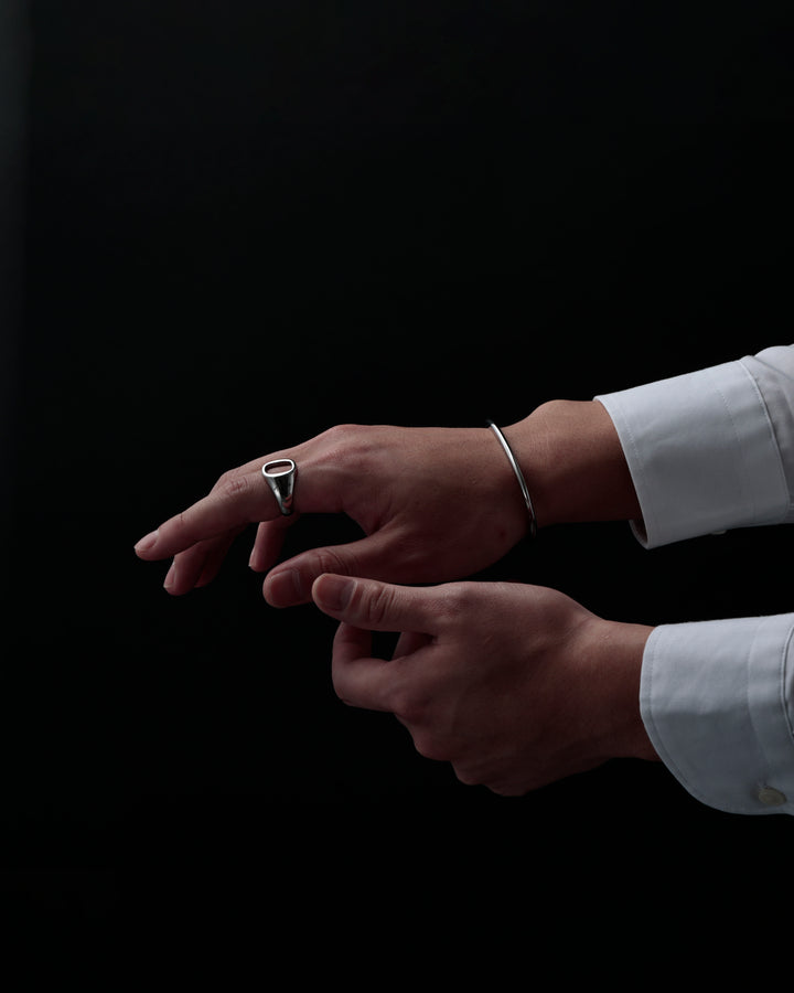 316L thin bangle #B48