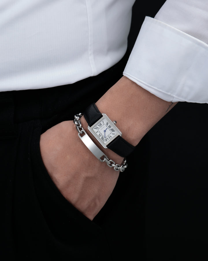 316L id chain bracelet ＃B49