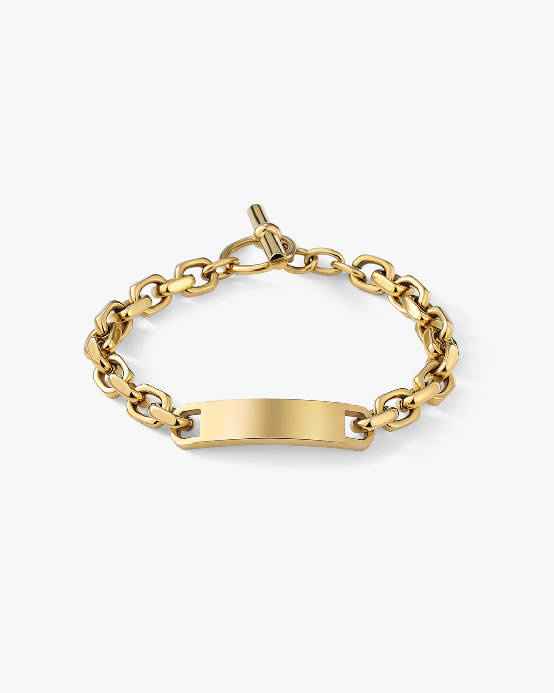 316L id chain bracelet ＃B49