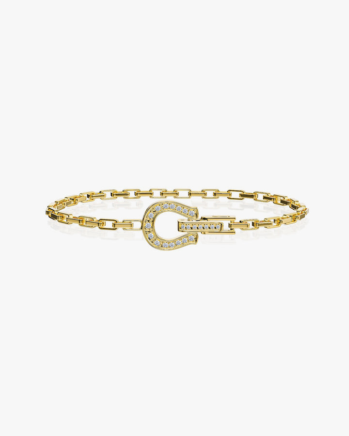 s925 horseshoe chain bracelet #B50
