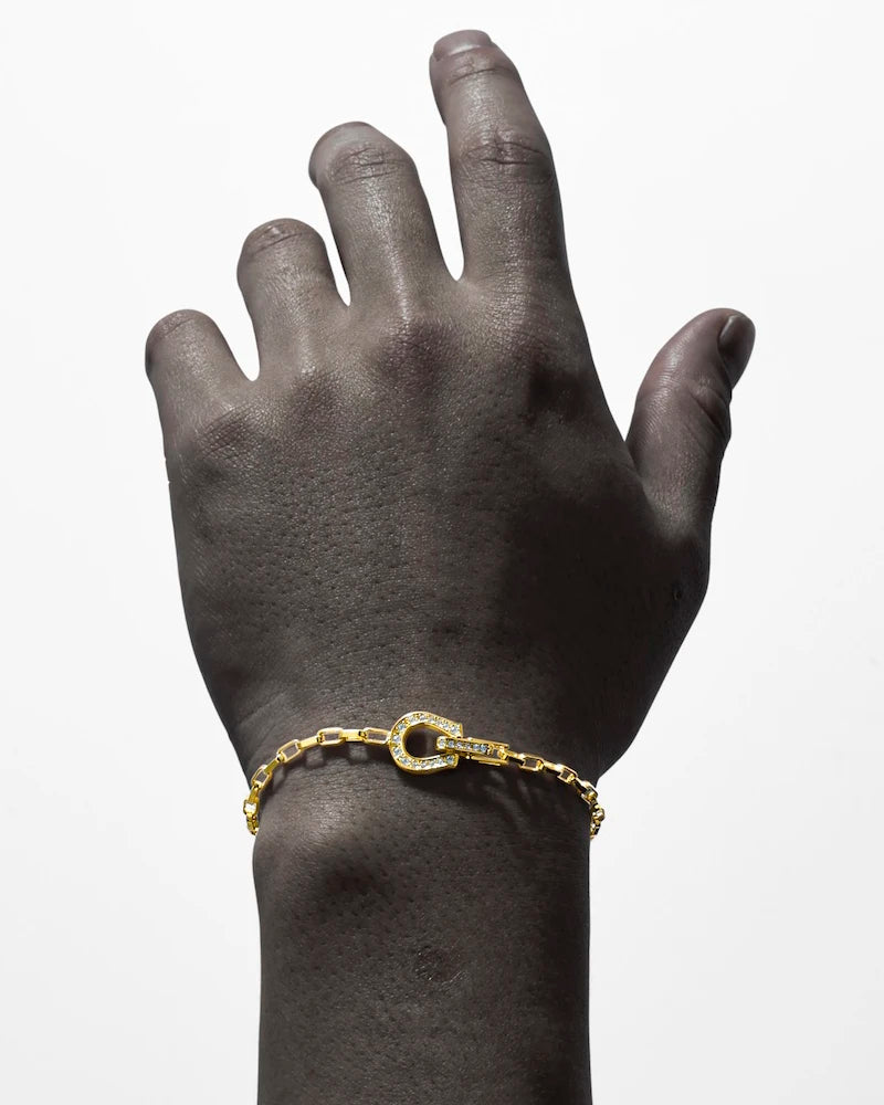 s925 horseshoe chain bracelet #B50