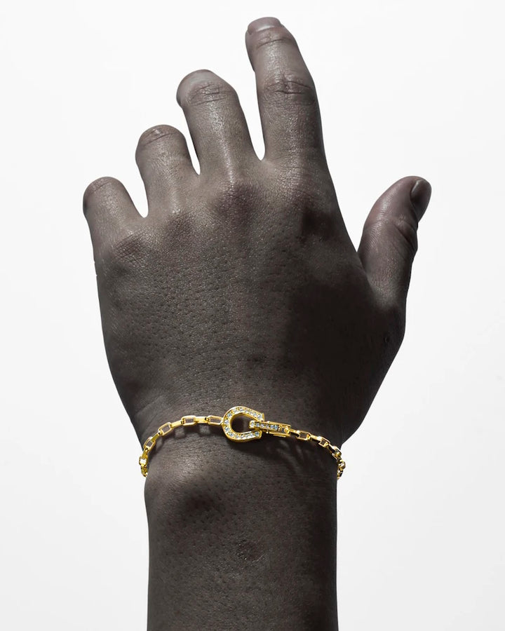 s925 horseshoe chain bracelet #B50