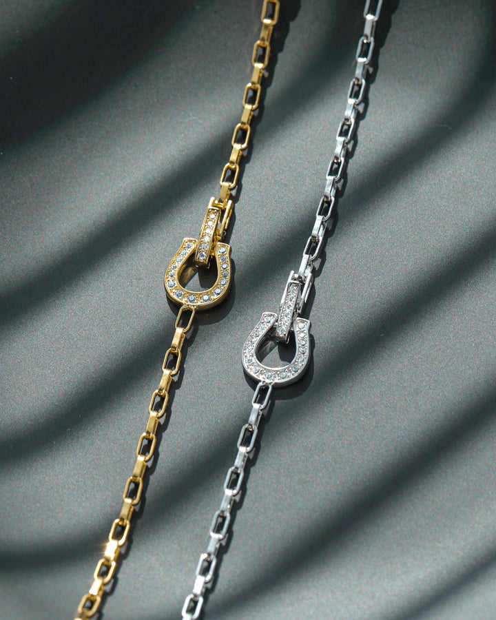 s925 horseshoe chain bracelet #B50