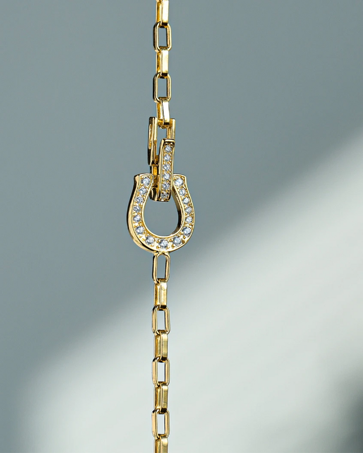 s925 horseshoe chain bracelet #B50