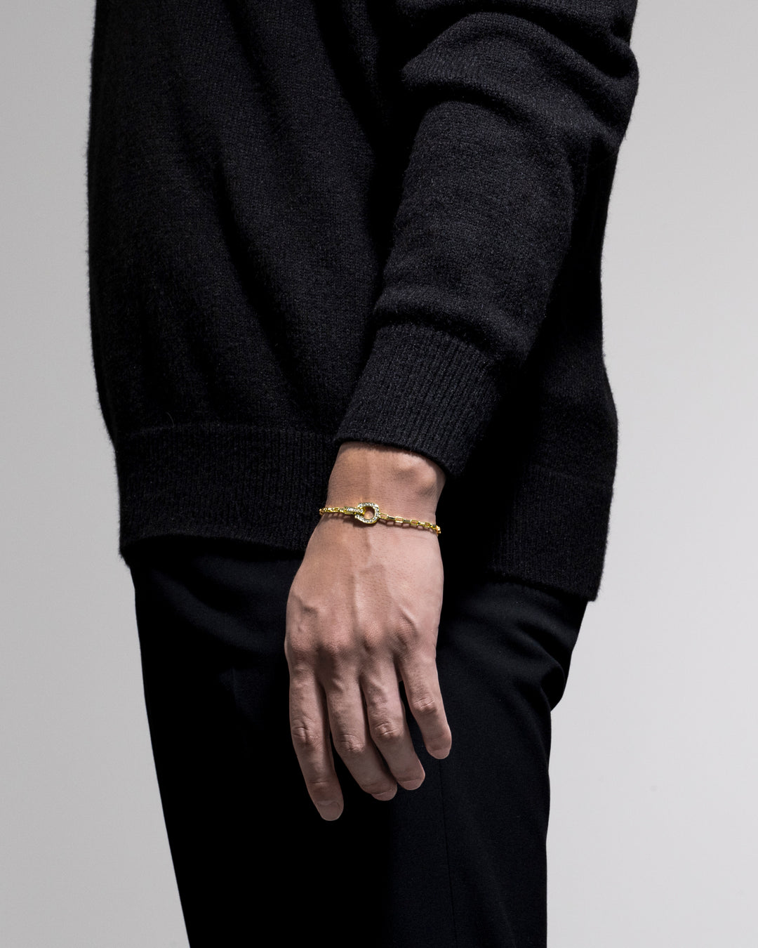 s925 horseshoe chain bracelet #B50