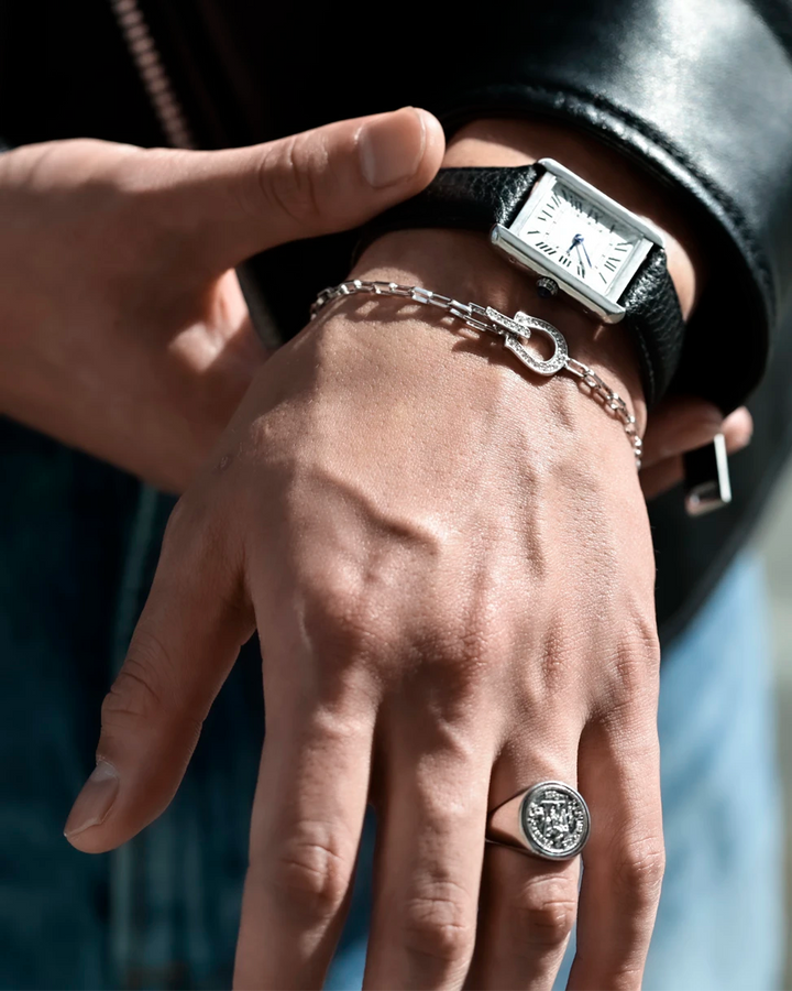 s925 horseshoe chain bracelet #B50