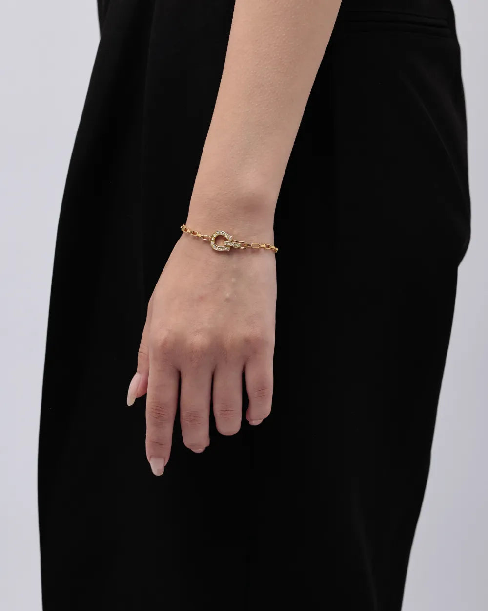 s925 horseshoe chain bracelet #B50