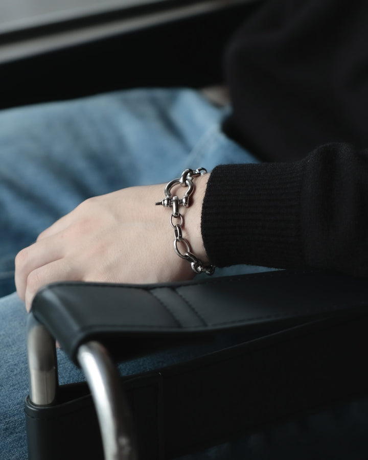 316L horseshoe chain bracelet #B52