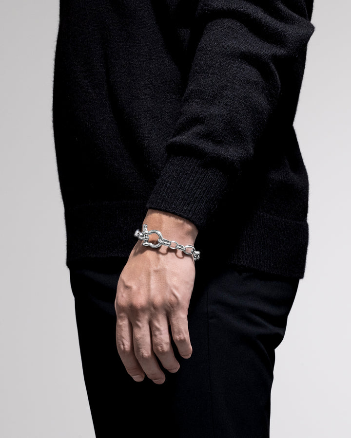 316L horseshoe chain bracelet #B52