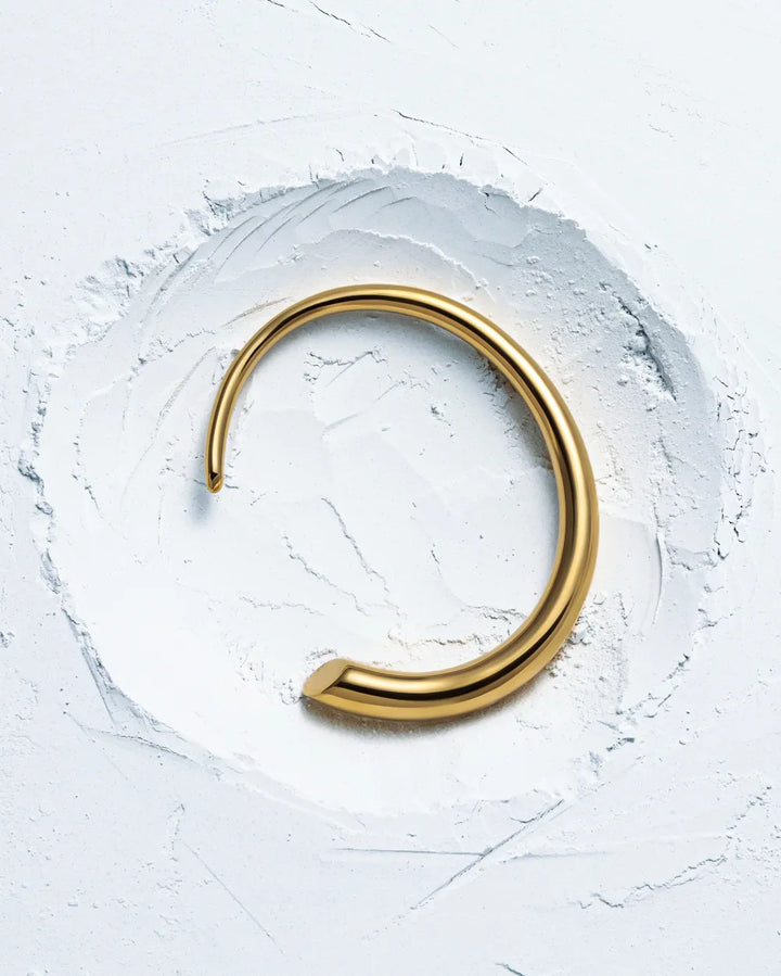 316L open cuff bangle #B54