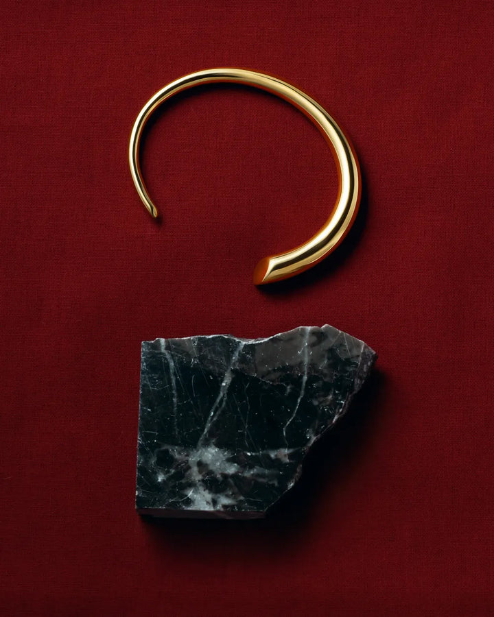 316L open cuff bangle #B54