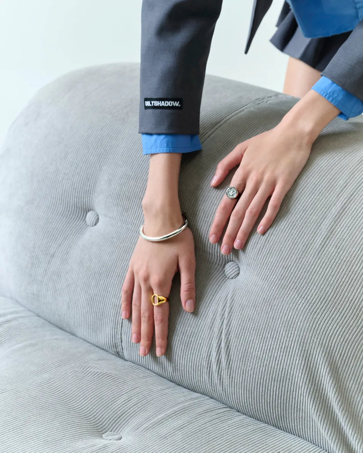 316L open cuff bangle #B54