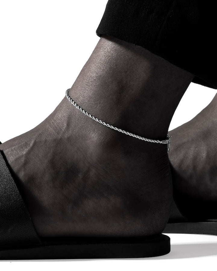 316L rope chain anklet #B55