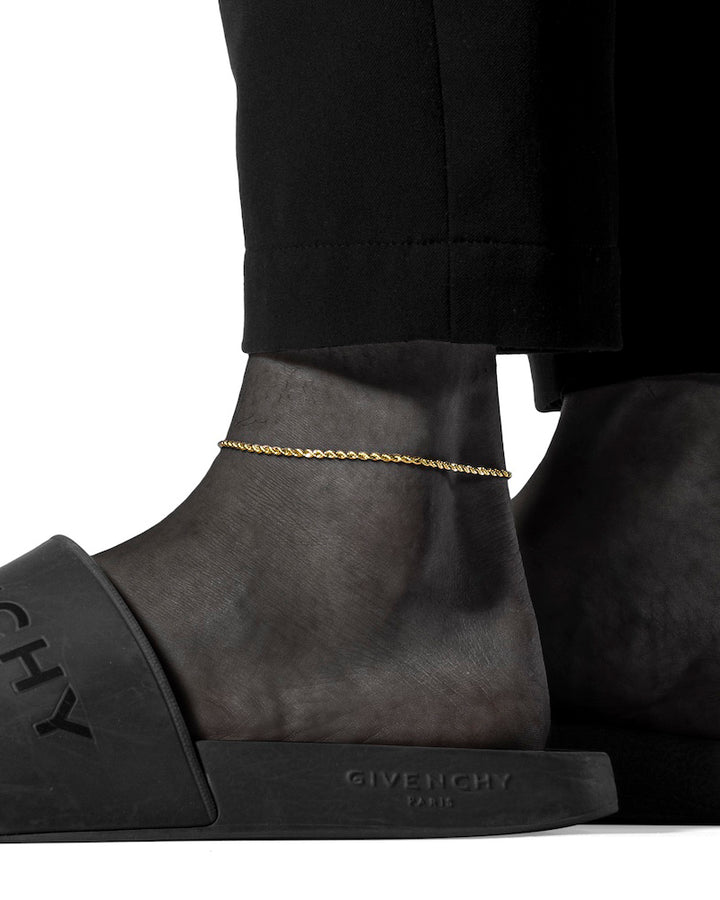 316L rope chain anklet #B55