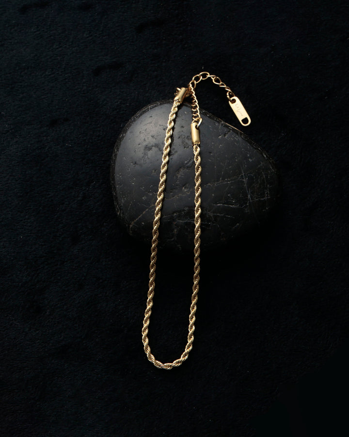 316L rope chain anklet #B55