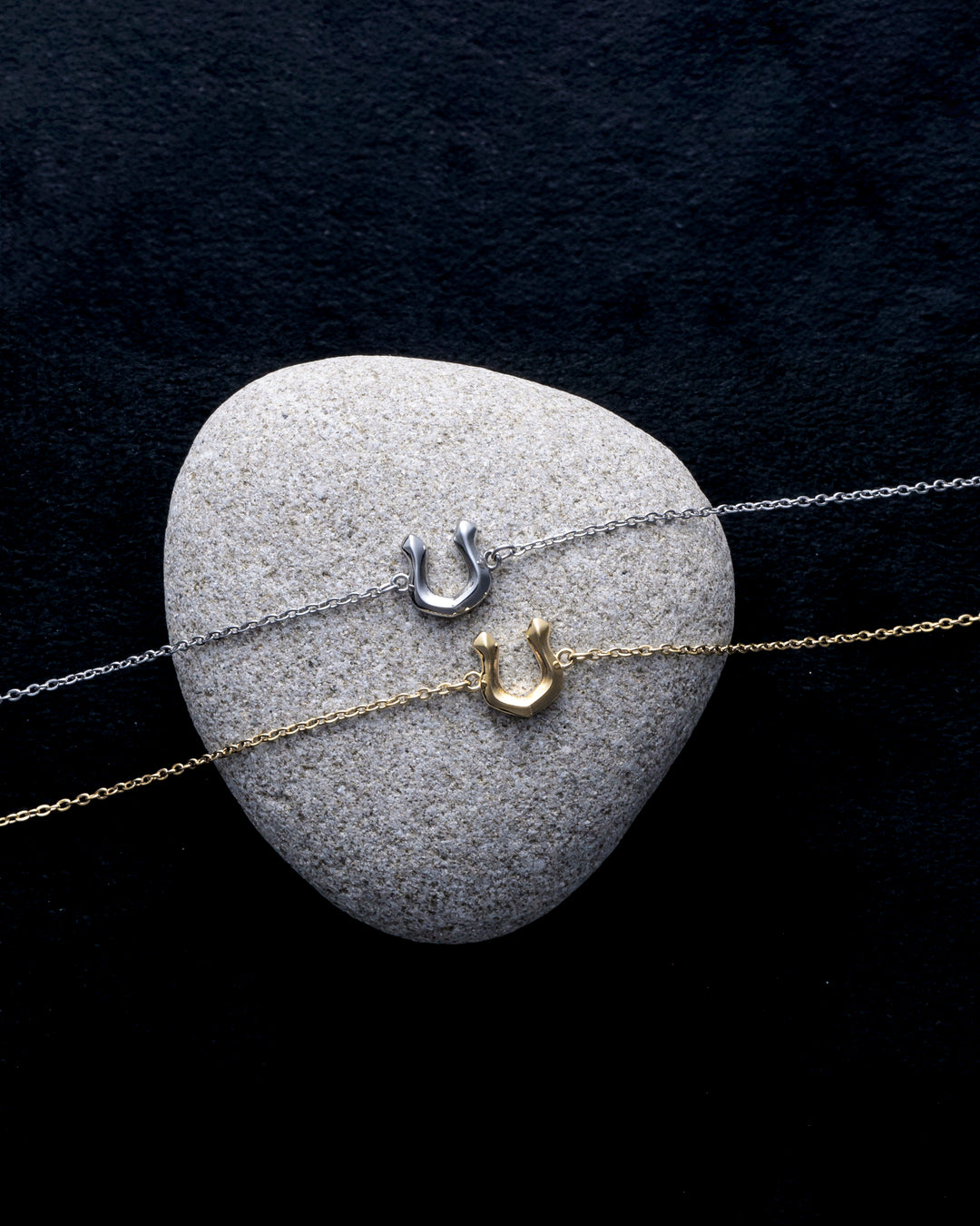 316L horseshoe anklet #B57