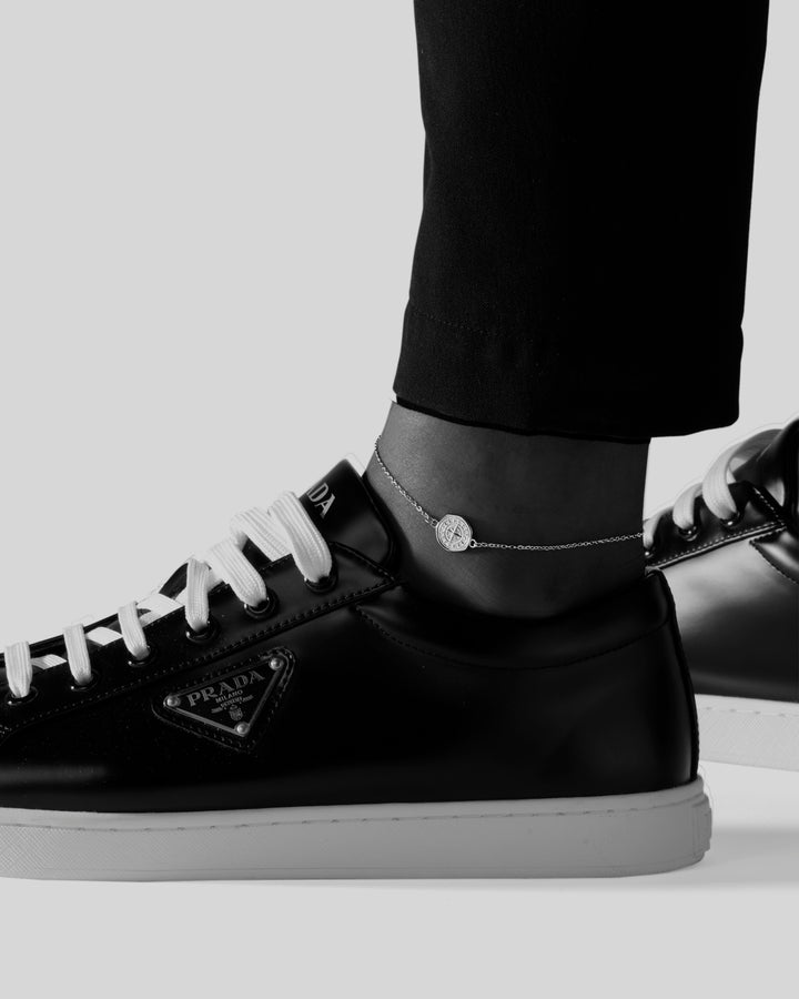 316L compass anklet #B58