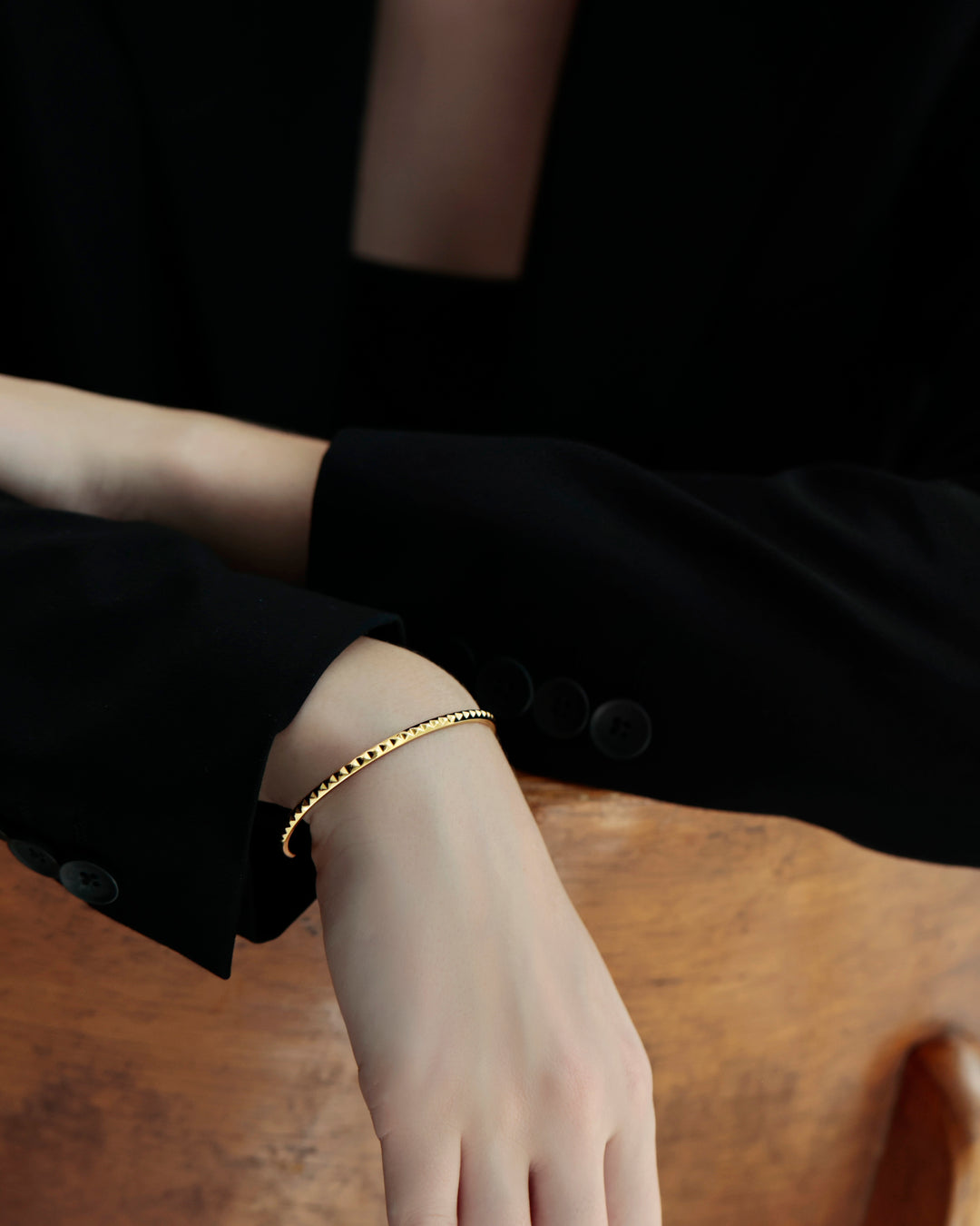 316L small studs bangle #B60