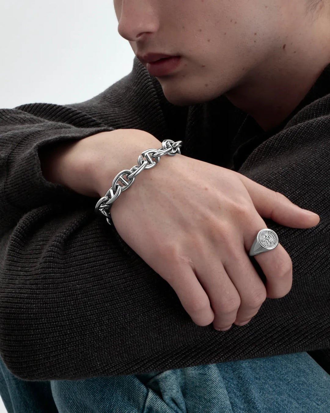 316L anchor bracelet (12mm ) #B62