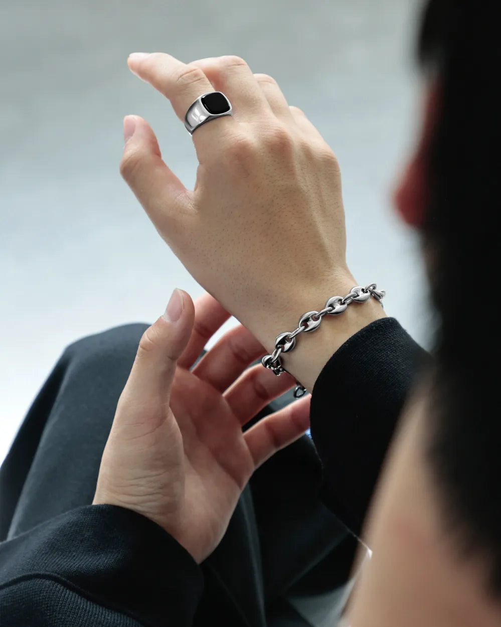 316L Arc chain bracelet #B63