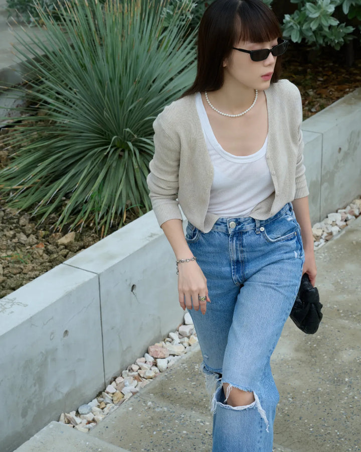 316L pearl necklace #N79