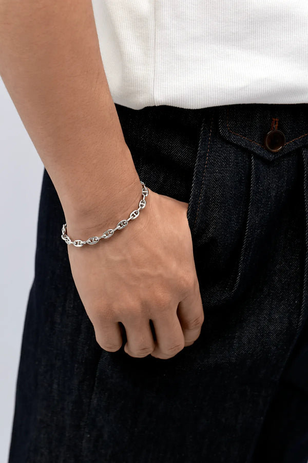 316L Anchor Bracelet (5mm) #B66