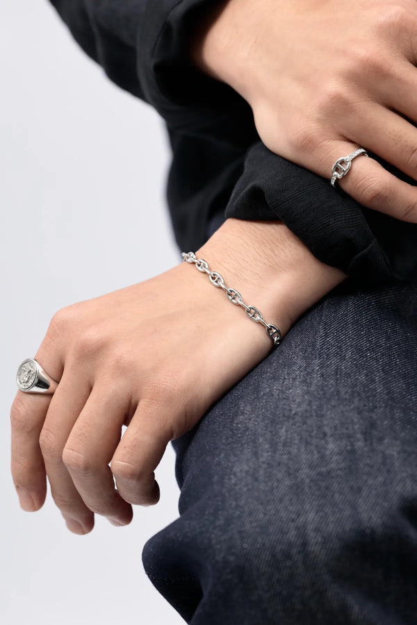 316L Anchor Bracelet (5mm) #B66