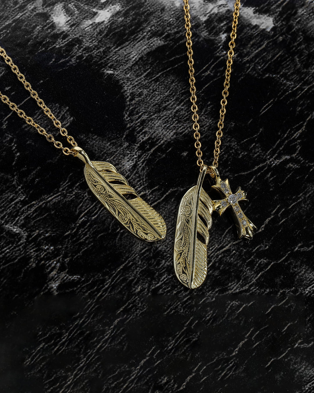 s925 hawaiian fether necklace #N10