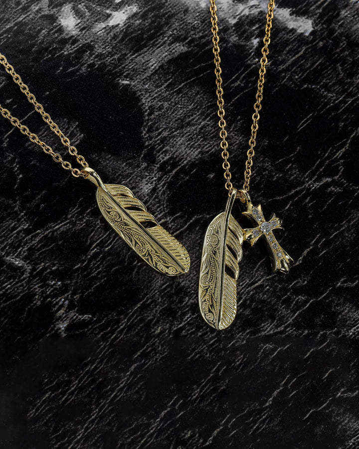 s925 hawaiian fether necklace #N10