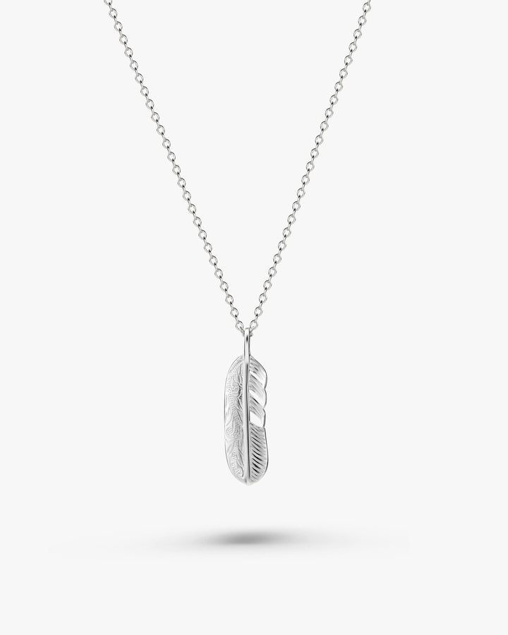 s925 hawaiian fether necklace #N10