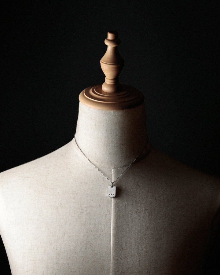 316L dog tag necklace #N100