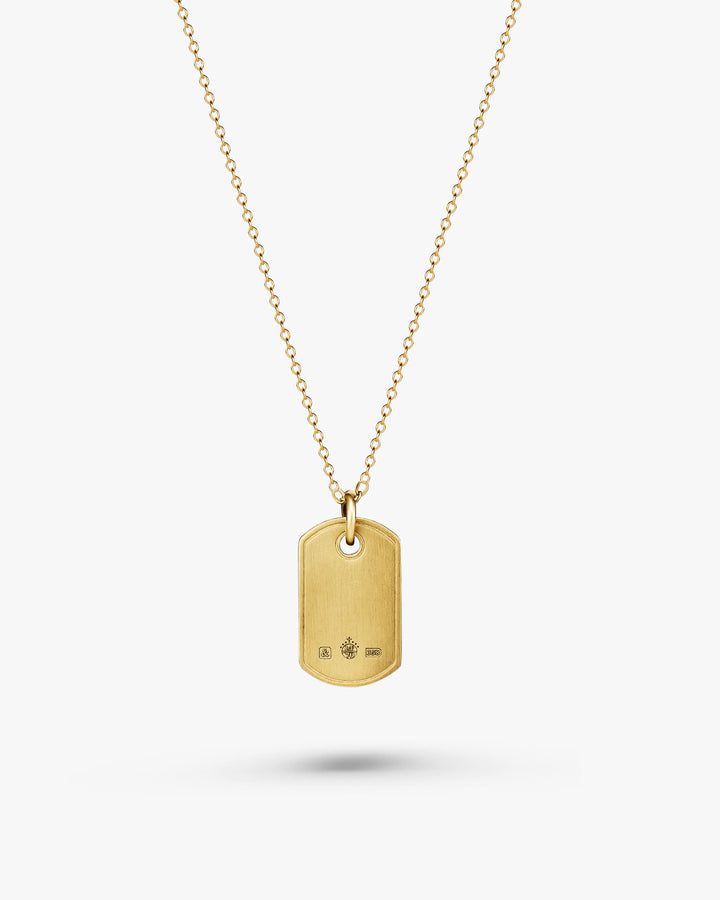 316L dog tag necklace #N100