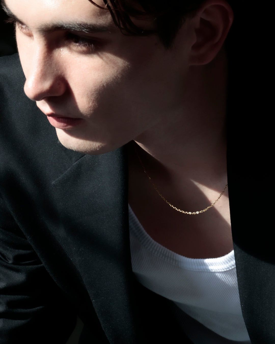 316L thin chain necklace #N101