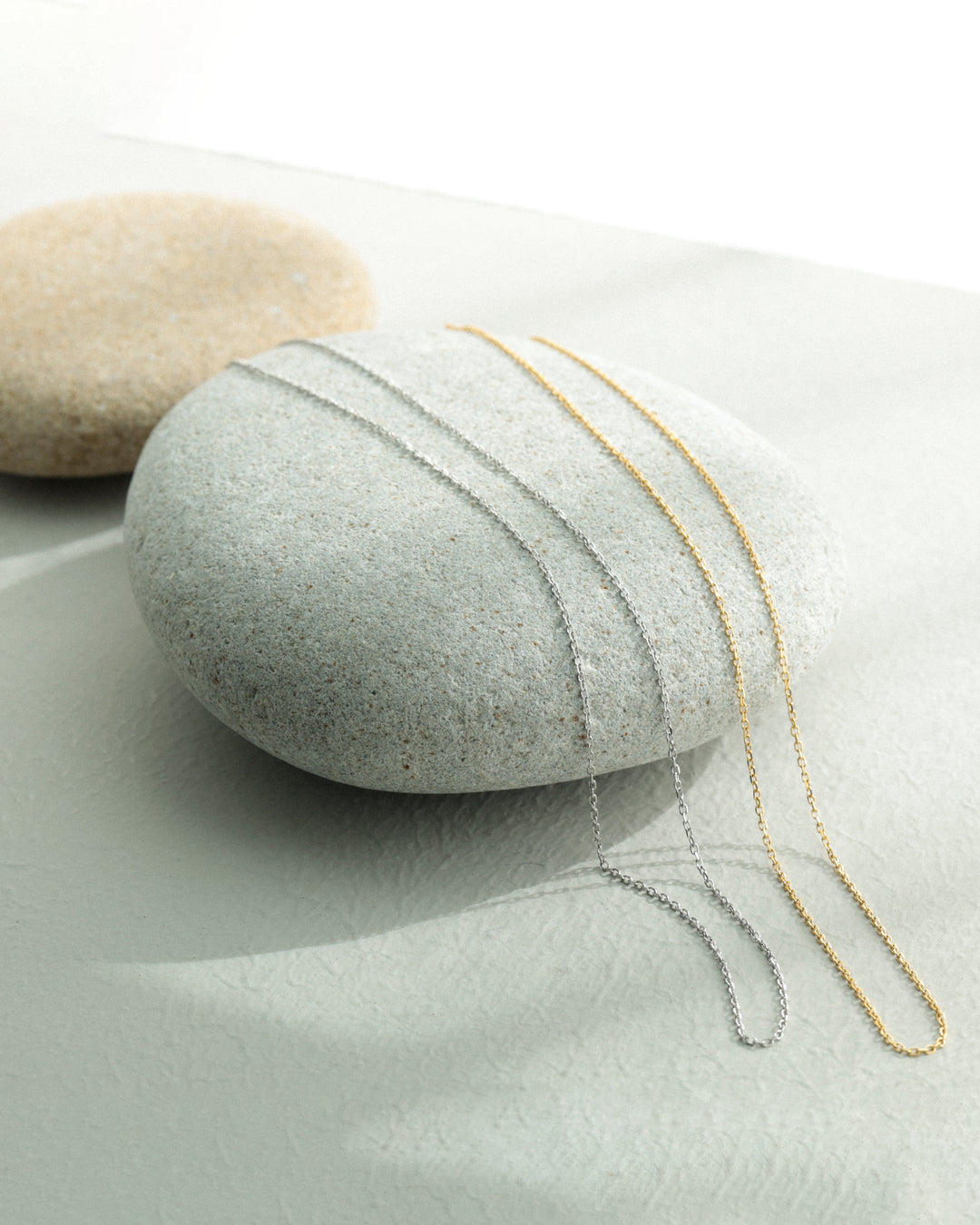 316L thin cut chain necklace #N103