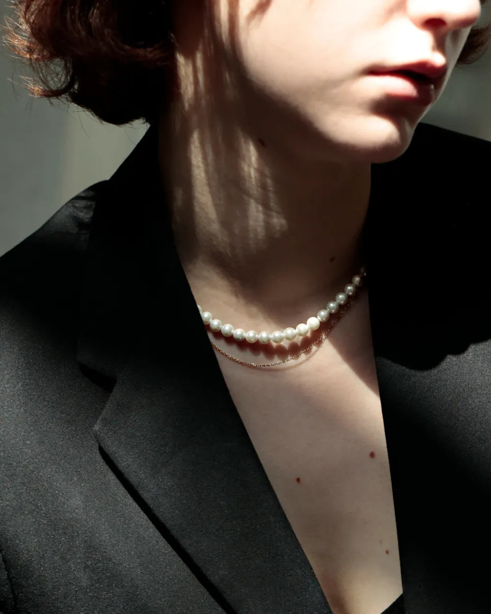 316L thin cut chain necklace #N103