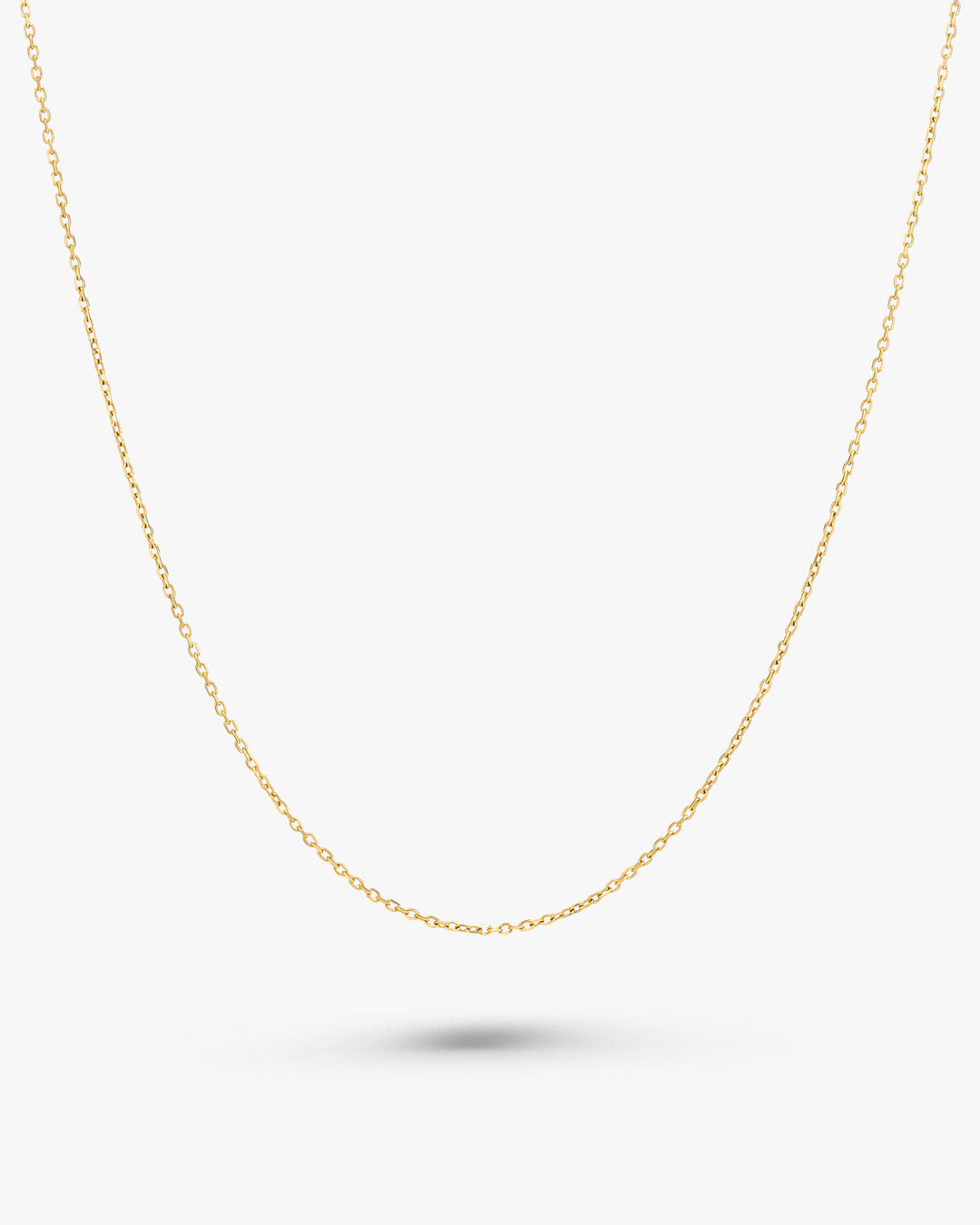 316L thin cut chain necklace #N103