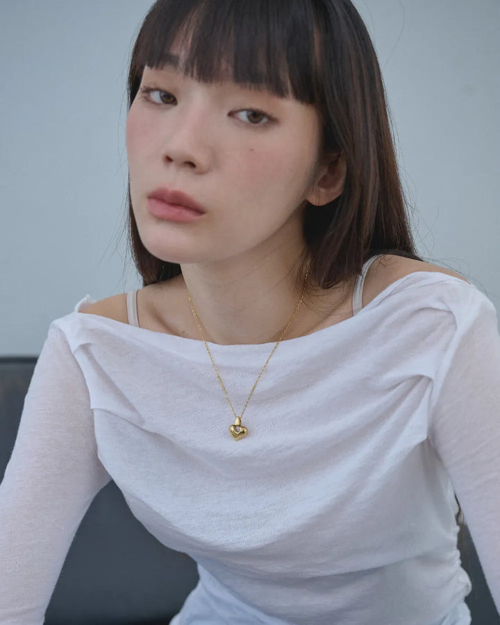 316L heart necklace #N105
