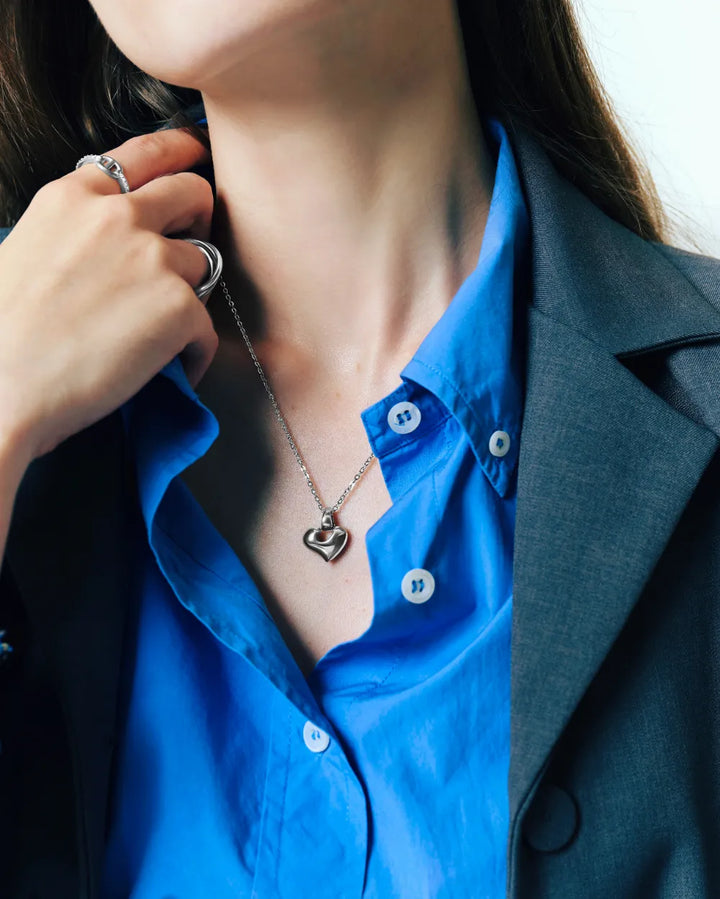 316L heart necklace #N105