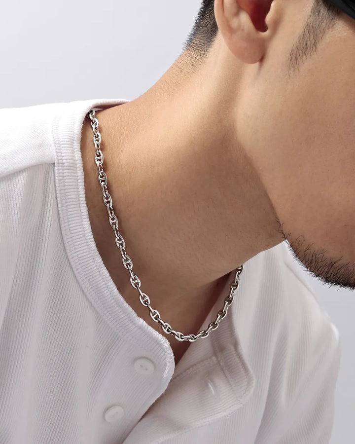 316L Anchor Necklace (5mm) #N108